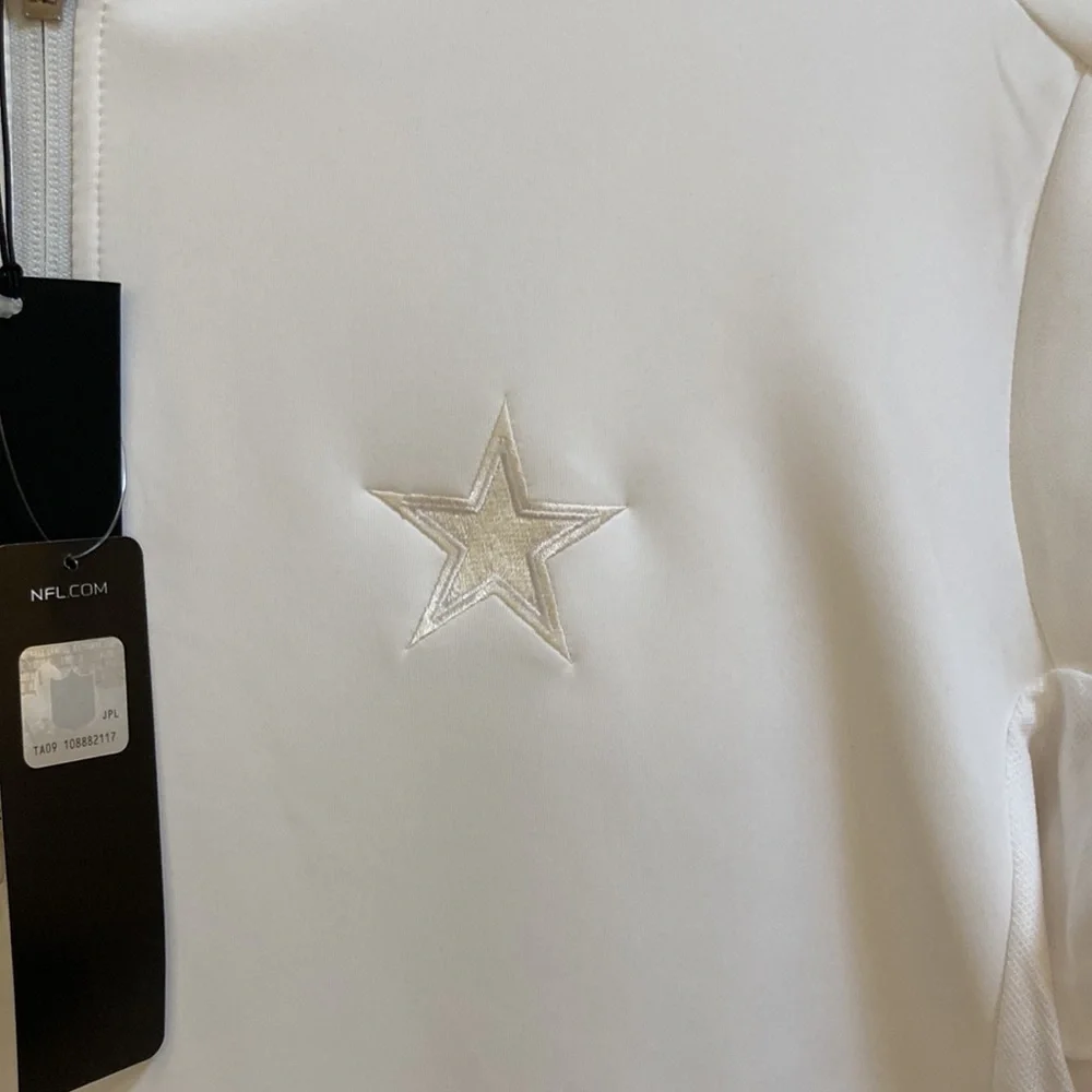 Antigua DALLAS COWBOYS STAR LOGO Generation 1/4 Zip W “ VICTORY” on back! ⭐️🏈 - Picture 2 of 7